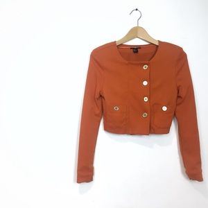 Short Orange Blazer